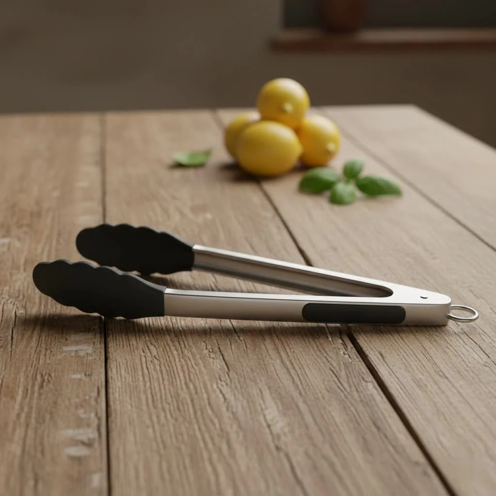 Kitchen tongs for grilling and cooking
